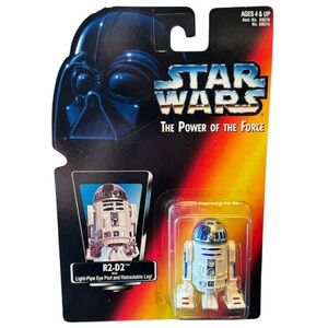 Star Wars Power of the Force R2-D2 Action Figure - White and Blue